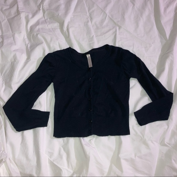 Cherokee Black Crop Cardigan - Picture 10 of 11